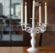 10 pack white wax 20cm taper church house vigil candleabra candle 2CM WIDE | Auzzi Store