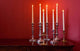 10 pack white wax 20cm taper church house vigil candleabra candle 2CM WIDE | Auzzi Store