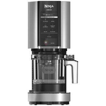Ninja CREAMi NC300 Ice Cream Maker with 7 One Touch Programs Silver and Black
