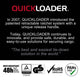 Quickloader Retractable Ratchet Strap Tie Down 5m x 35mm 1000kg - 2 Pack - Red - Heavy-Duty Cargo Securement