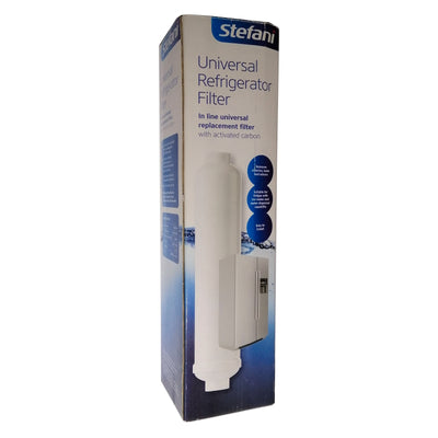 Stefani Universal Fridge Filter - 1/4 Inch - Carbon - Reduces Chlorine