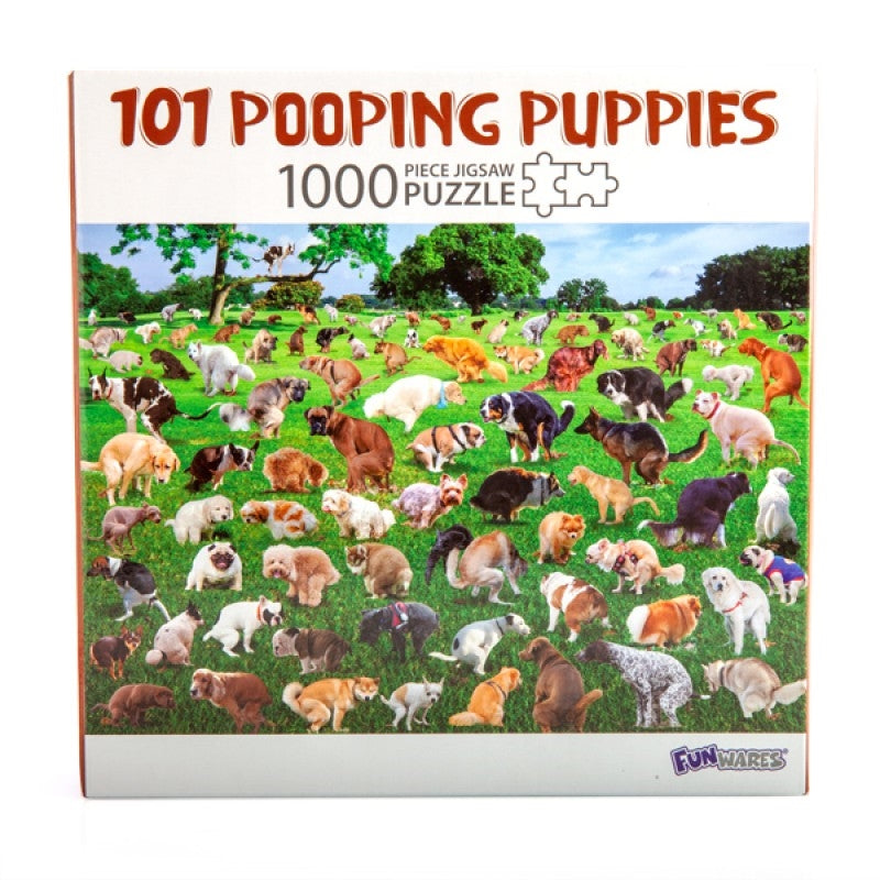 101 Pooping Puppies 1000 pc Jigsaw Puzzle | Auzzi Store