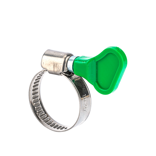 Holman Stainless Steel Hose Clamp with Butterfly Grip - 16-27mm - Tool-Free - Auzzistore