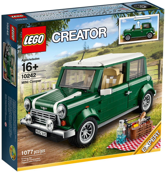 LEGO 10242 MINI Cooper Mk VII: Classic Car Model Kit - Auzzistore
