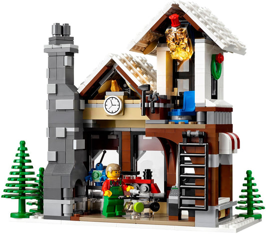 LEGO 10249 Winter Toy Shop: Festive Holiday Village Set – view 2 - Auzzistore