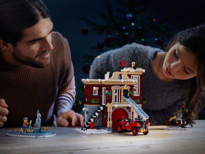 LEGO 10263 Winter Village Fire Station: Festive Holiday Set