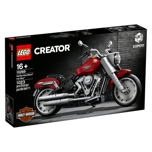 LEGO 10269 Harley-Davidson Fat Boy Motorcycle Model Kit - Auzzistore