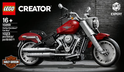 LEGO 10269 Harley-Davidson Fat Boy Motorcycle Model Kit
