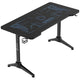 ONEX GD1400G Tempered Glass RGB Gaming Desk With Cup holder and Headset Hook ONEX-GD1400G-RGB – view 2