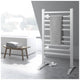 Devanti Heated Towel Rail Rack Electric Clothes Rails TW-C-FW-10-ALUM – view 5