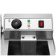 Devanti Electric Commercial Chip Cooker Deep Fryer Twin Frying Basket Countertop 20L CDF-DR20-DOUBLE-SI – view 3