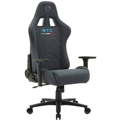 ONEX STC Snug L Series Gaming Chair Graphite - Ergonomic Design, Lumbar Support, Adjustable Armrests