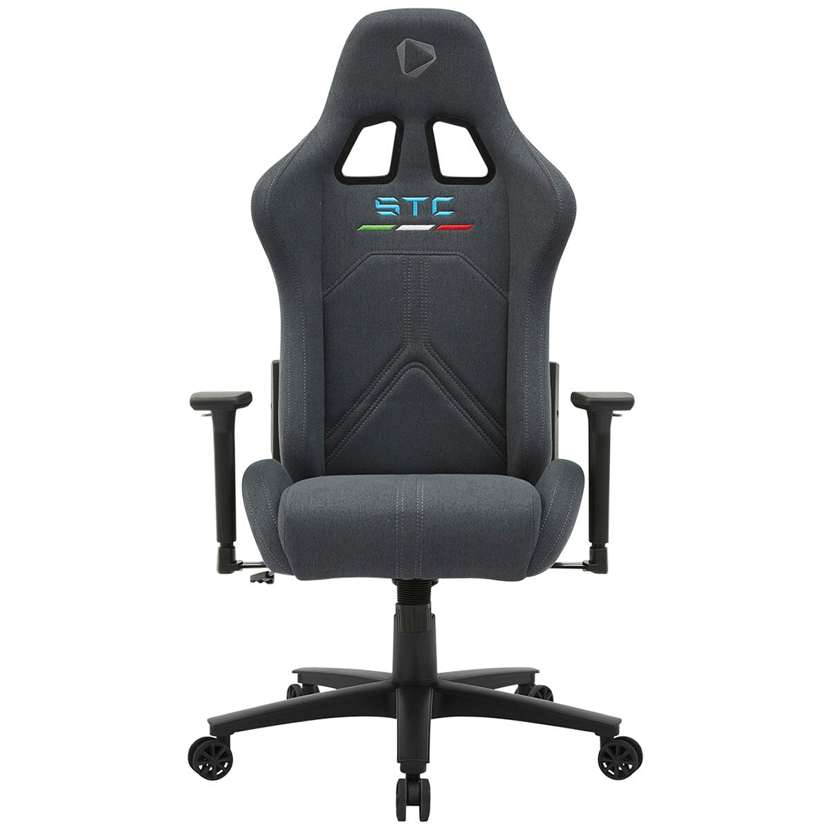 ONEX STC Snug L Series Gaming Chair Graphite - Ergonomic Design, Lumbar Support, Adjustable Armrests