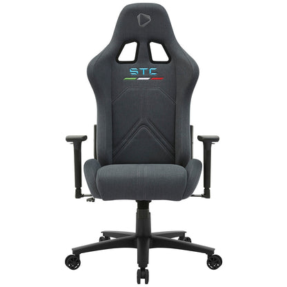 ONEX STC Snug L Series Gaming Chair Graphite - Ergonomic Design, Lumbar Support, Adjustable Armrests