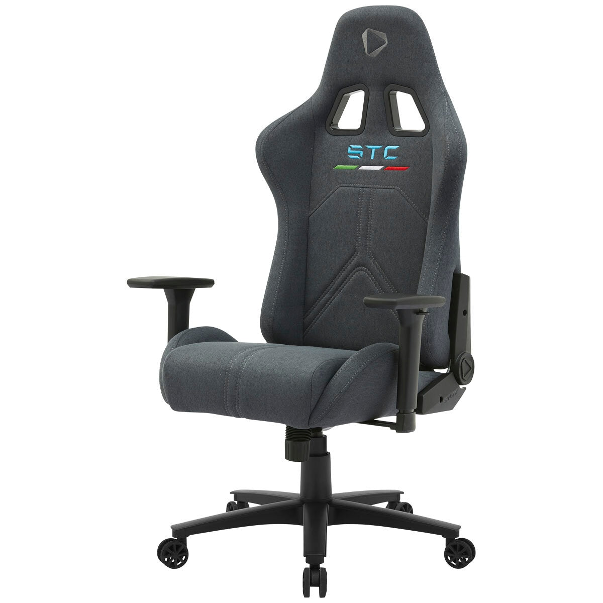 ONEX STC Snug L Series Gaming Chair Graphite - Ergonomic Design, Lumbar Support, Adjustable Armrests