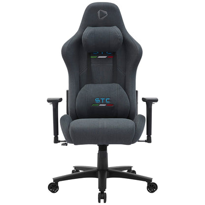 ONEX STC Snug L Series Gaming Chair Graphite - Ergonomic Design, Lumbar Support, Adjustable Armrests