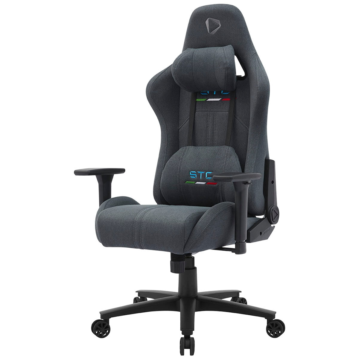 ONEX STC Snug L Series Gaming Chair Graphite - Ergonomic Design, Lumbar Support, Adjustable Armrests