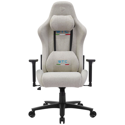 ONEX STC Snug L Series Gaming Chair Ivory - Ergonomic Design, Lumbar Support, Adjustable Armrests