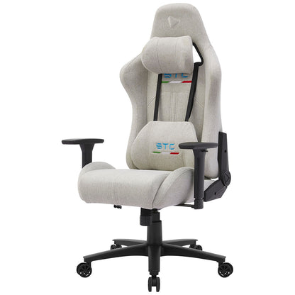 ONEX STC Snug L Series Gaming Chair Ivory - Ergonomic Design, Lumbar Support, Adjustable Armrests