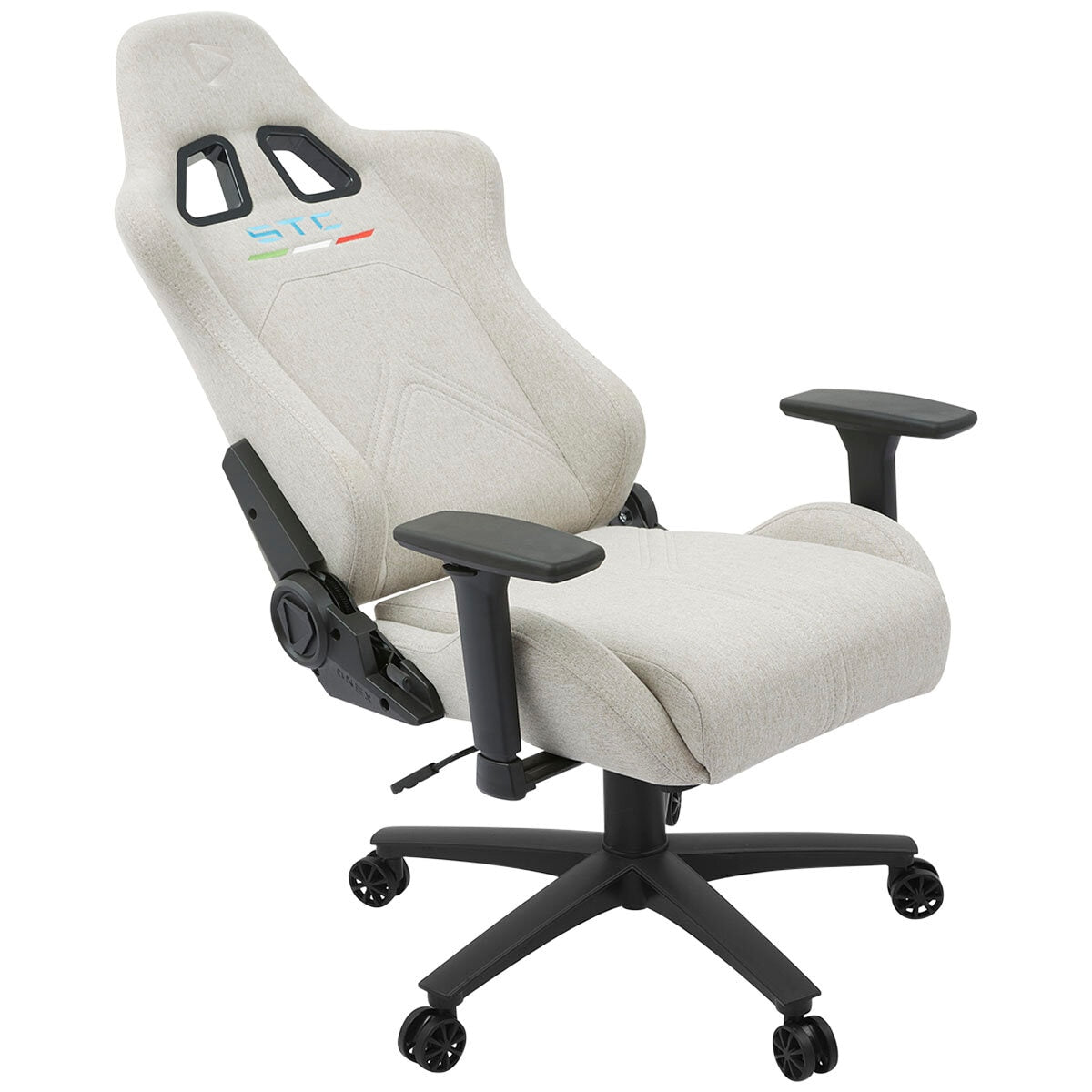 ONEX STC Snug L Series Gaming Chair Ivory - Ergonomic Design, Lumbar Support, Adjustable Armrests