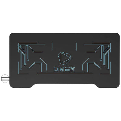 ONEX GD1200G Tempered Glass RGB Home Gaming Office Desk