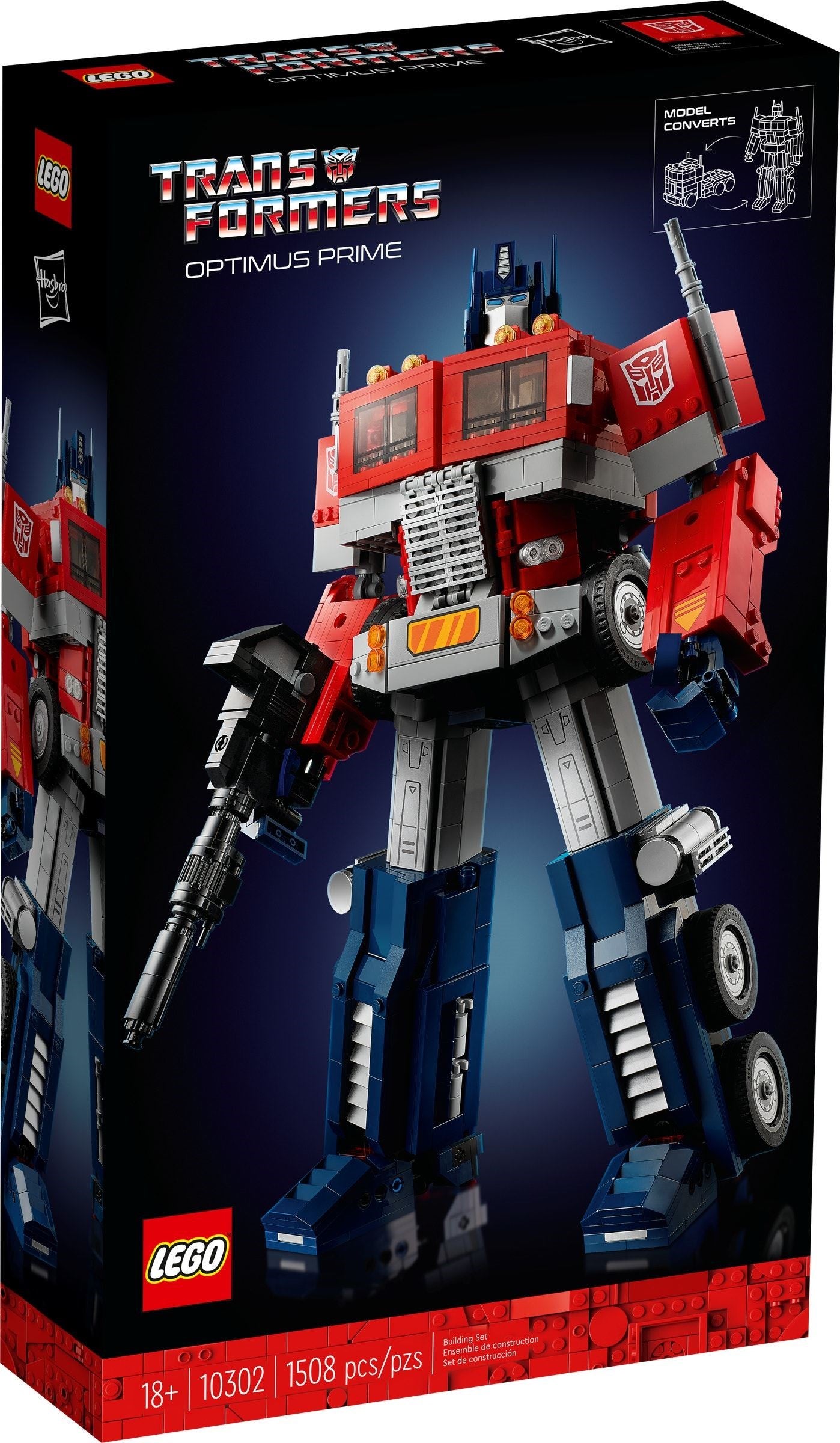 LEGO Icons: Optimus Prime (10302) TRANSFORMERS