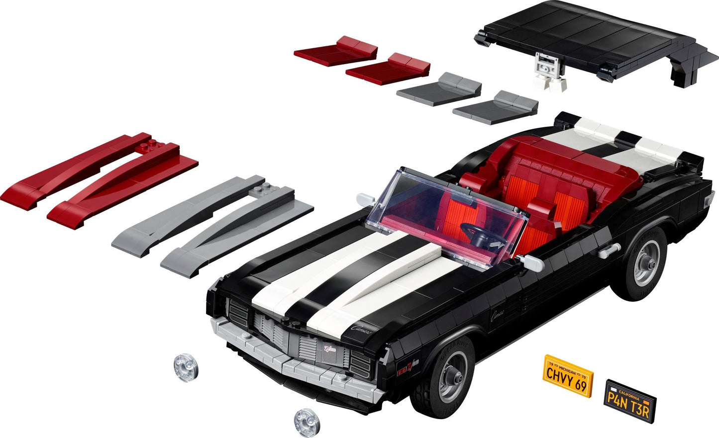 LEGO 10304 Chevrolet Camaro Z/28 1969 Muscle Car Model Kit