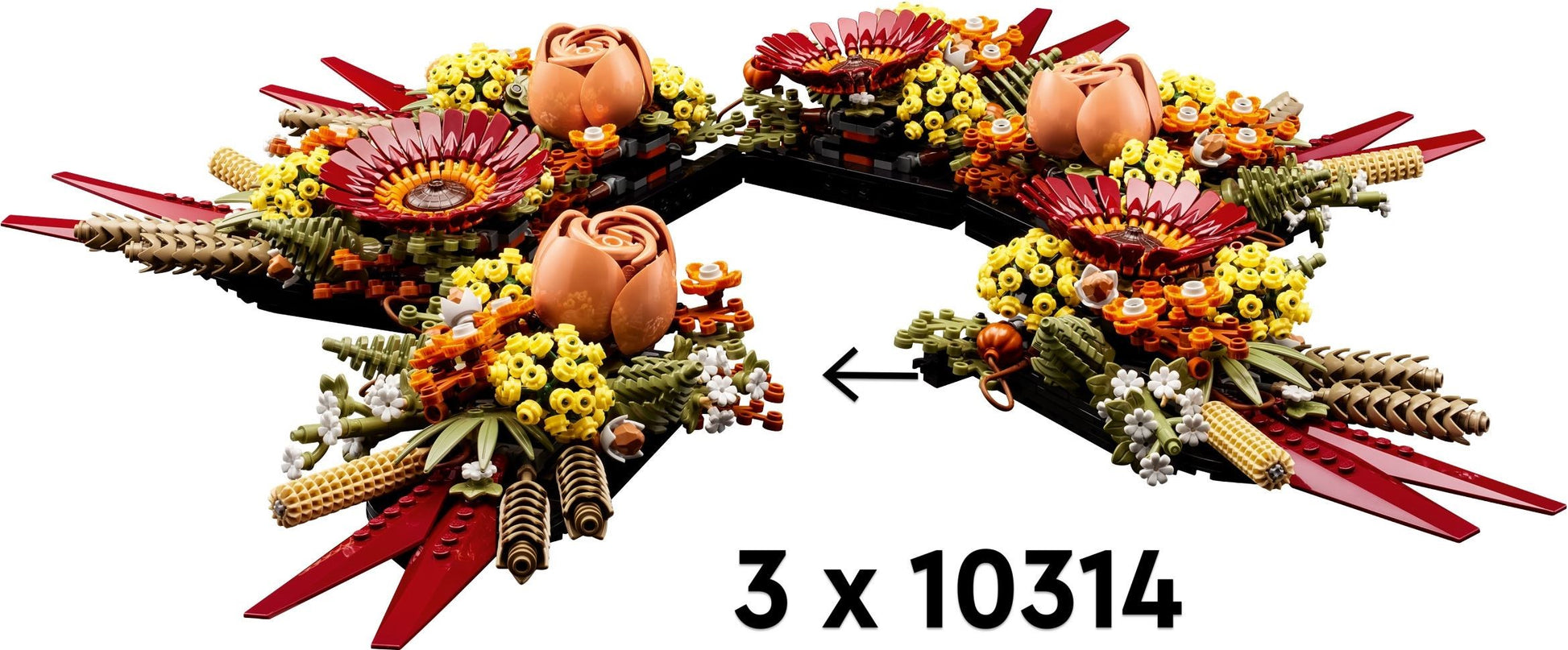 LEGO ICONS Series 10314 Dried Flower Centerpiece- Auzzi Store