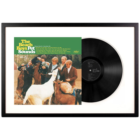 Vinyl Art The Beach Boys Pet Sounds Framed Record Wall Art 750 x 475mm Wood Frame