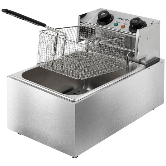 Devanti Electric Commercial Chip Cooker Deep Fryer CDF-D4C-SINGLE – view 2