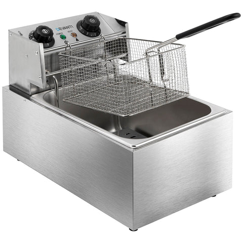 Devanti Electric Commercial Chip Cooker Deep Fryer CDF-D4C-SINGLE - Auzzistore