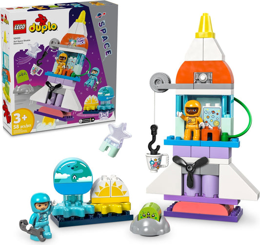LEGO DUPLO 10422 3-in-1 Space Shuttle Adventure