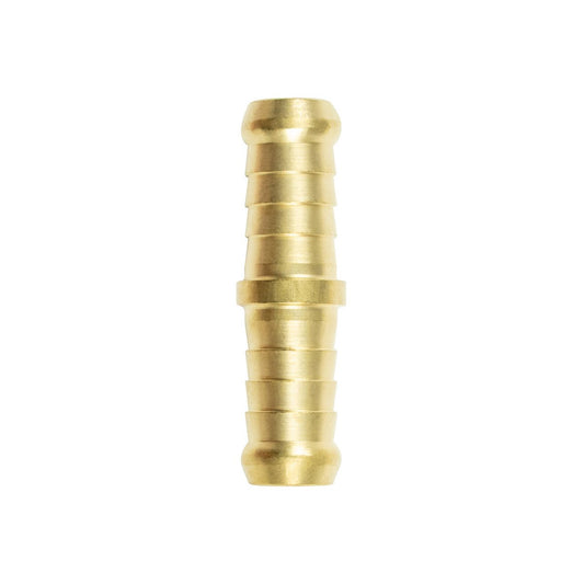 Jflex 3/8" Hose Tail Joiner - Heavy-Duty Brass - Dual Barb Grip - 10mm - Auzzistore