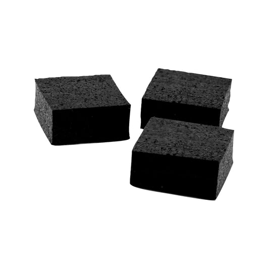 Jack Rubber Pot Risers 25mm Square 16 Pack - Drainage - Black – view 2 - Auzzistore