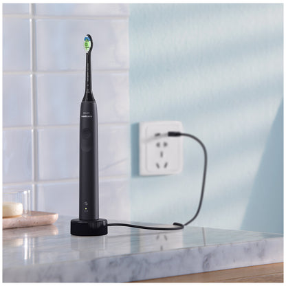 Philips Sonicare 3100 Range Black And White Bundle Pack Toothbrush