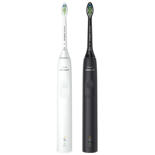 Philips Sonicare 3100 Range Black And White Bundle Pack Toothbrush – view 2