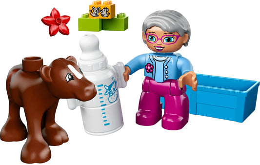 LEGO 10521 Baby Calf with Grandma DUPLO Figure - Auzzistore