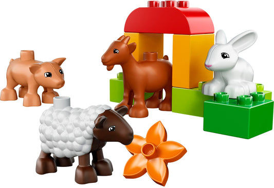 LEGO 10522 DUPLO Farm Animals Set with Shelter & Figures – view 2 - Auzzistore
