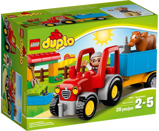 LEGO 10524 Farm Tractor & Trailer: Feed the Cow! - Auzzistore