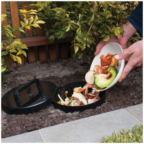 Greenlife Worm Tower And Micro Composter 4 Pack 220 x 520mm Black