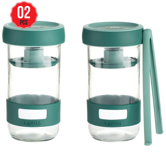 Lekue Pickeling Kit 2 Piece Set 700ml
