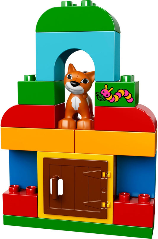 LEGO 10570 All-in-One Gift Set: DUPLO Bricks for Toddlers with Cat & Dog - Auzzistore