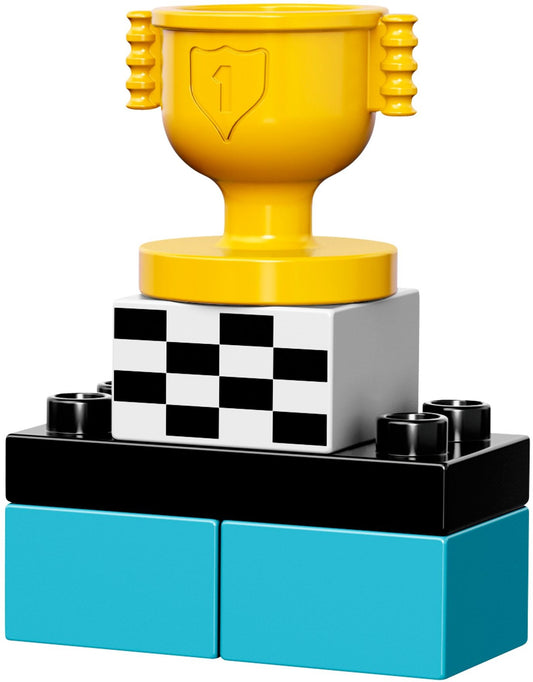 LEGO 10589 DUPLO Rally Car with Driver & Trophy – view 2 - Auzzistore