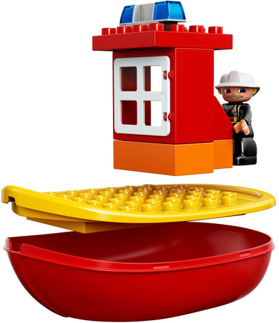 LEGO 10591 DUPLO Fire Boat Rescue Set with Lighthouse