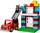 LEGO 10593 DUPLO Fire Station Playset with Fire Truck & Figures – view 2