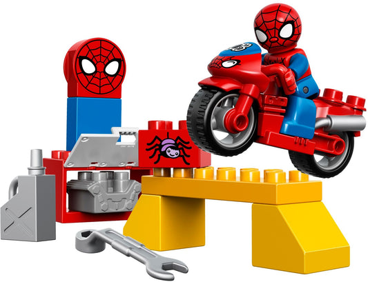 LEGO 10607 Spider-Man Web-Bike Workshop DUPLO Playset - Auzzistore
