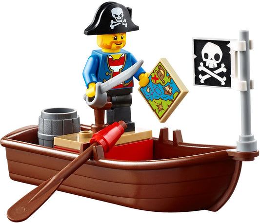 LEGO 10679 Pirate Treasure Hunt Island Fortress Building Set - Auzzistore