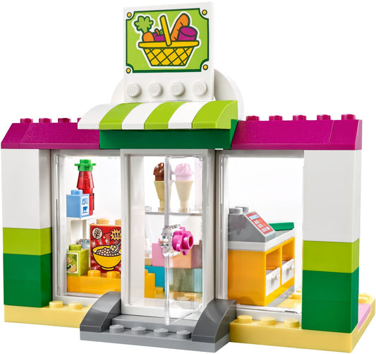 LEGO 10684 Supermarket Suitcase Playset with Minifigures - Auzzistore