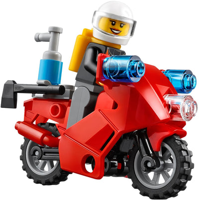LEGO 10685 Fire Suitcase: Helicopter, Motorbike & Rescue Base