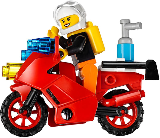 LEGO 10740 Fire Patrol Suitcase: Fire Truck & Burning Building Set